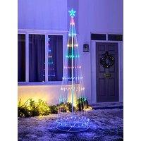 8-Foot Multifunction Waterfall Outdoor Christmas Light