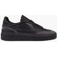Cruyff Aztec Soft Leather And Suede Trainers- Black