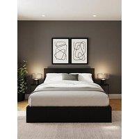 Gfw Odessa Faux Leather & End Lift Storage Ottoman Bed With Sleepycastle & Mattress Options (Buy & Save!) - Bed Frame Only