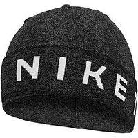 Nike Unisex Running Dri-Fit Lightweight Knit Cuffed Beanie - Black/White