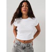 Calvin Klein Jeans Monogram Baby T-Shirt - Brilliant White