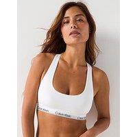 Calvin Klein Icon Cotton Modal Unlined Bralette - White