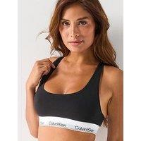 Calvin Klein Icon Cotton Modal Unlined Bralette - Black