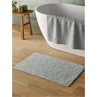 Silentnight Ribbed Cotton Bath Mat