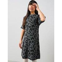 The Very Collection Girls Animal Knit Dress - Print