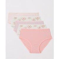 Mini V By Very Girls 5 Pack Floral Briefs - Multi
