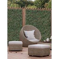 Outsunny 4 Pieces Expanding Trellis Fence, 2M X 1M With Artificial Leaves