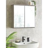 Very Home Rowan Gloss 2 Door Mirror Cabinet - Fsc Certified