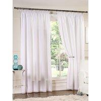 The Very Collection Lined & Voile Pencil Pleat & Curtains