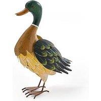 Heaven Sends Metal Duck Garden Decor