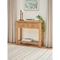 Very Home Woodland Console Table - Oak