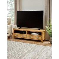Very Home Woodland Large Tv Unit - Oak - Fits Up To 55 Inch Tv