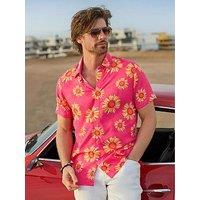 Joe Browns Sunflower Short Sleeve Shirt - Pink