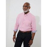 Joe Browns Exceptional Everyday Long Sleeve Oxford Shirt - Light Pink