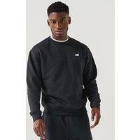 New Balance Mens Sports Essentials French Terry Crew - Black
