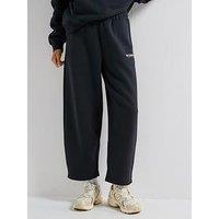 New Balance Womens Reimagined Fleece Barrel Leg Pant - Black