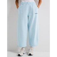 New Balance Womens Reimagined Fleece Barrel Leg Pant - Blue