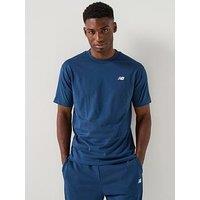 New Balance Mens Sports Essentials Cotton Tshirt - Navy