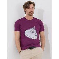 Joe Browns Distinctive Sounds Guitar T-Shirt - Dark Purple