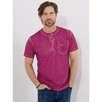 Joe Browns Carefree Customised Henley T-Shirt - Purple