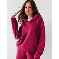Peach Fit Womens Cozy Season Hoody - Burgundy