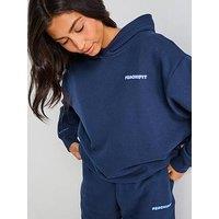 Peach Fit Womens Cozy Season Hoodie - Navy
