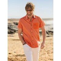 Joe Browns Carefree Customised Short Sleeve Shirt - Orange