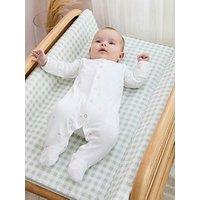 Jojo Maman Bebe Green Gingham Side Support Changing Mat