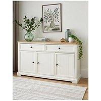 Very Home Charlton Sideboard - Ivory/Oak - Fsc Certified