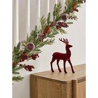 Very Home Apple And Berry Christmas Garland - 9Ft