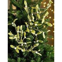 Very Home Set Of 6 Mistletoe Christmas Tree Picks