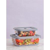 Kilner Fresh Storage Set Of Containers - 2 - 1.5L