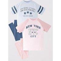 The Very Collection 2 Pack Short Sleeve Pyjama Set - Multi