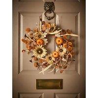 Scottish Everlastings 45 Cm Autumnal Sunflower Wreath