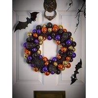 Scottish Everlastings 45 Cm Halloween Bauble Wreath Decoration