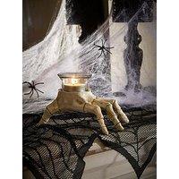 Hocus Pocus Skeleton Hand Tea Light Holder Halloween Decoration