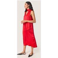 Soaked In Luxury Asja Midi Dress - Red