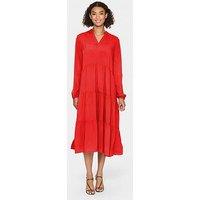 Saint Tropez Eda Midi Dress - Red