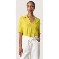 Soaked In Luxury Spina Pullover - Yellow