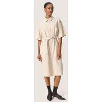 Soaked In Luxury Linnena Dress - Beige