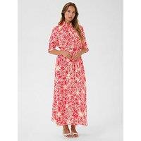 Kaffe Mira Shirt Dress - Pink