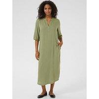 Kaffe Milia Kaftan Dress - Green