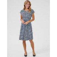 Kaffe Bella Jersey Dress - Blue