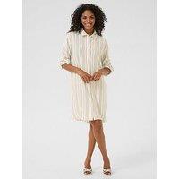 Kaffe Milia Shirt Dress - Neutral