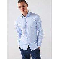 Selected Homme Slim Performance Long Sleeve Formal Shirt - Blue