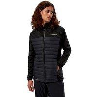 Berghaus Mens Vaskye Hooded Hybrid Jacket - Black