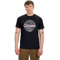 Berghaus Mens Map Of The Toon Tee - Black