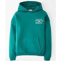 The Very Collection Boys Drop Shoulder Monte Carlo Hoodie - Green