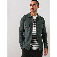 Selected Homme Nealy Long Sleeve Knitted Cardigan - Dark Green