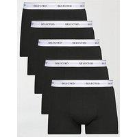 Selected Homme Lima 5 Pack Trunks - Black